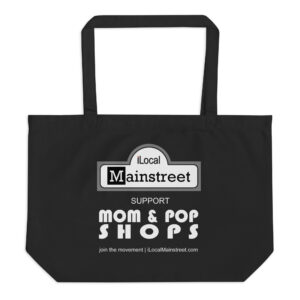 Large organic tote bag